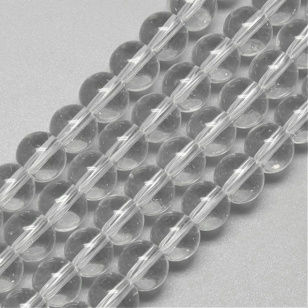 Glaspärlor, Clear, 4mm