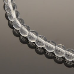 Glaspärlor, Clear, 4mm