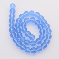Glaspärlor, Light Blue, 6mm