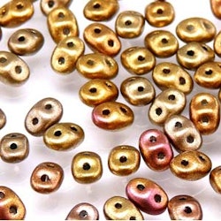 Matubo Tjeckiska Super Duo, Crystal Gold Rainbow "00030-01610"