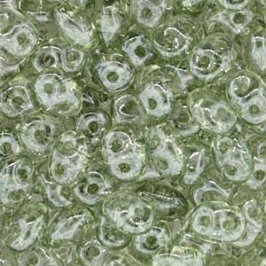 Matubo Tjeckiska Super Duo, Crystal Green Luster "00030-14457"