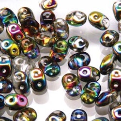 Matubo Tjeckiska Super Duo, Crystal Vitrail "00030-28101"