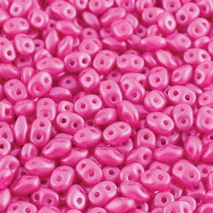 Matubo Tjeckiska Super Duo, Pearl Shine Light Fuchsia "02010-24005"