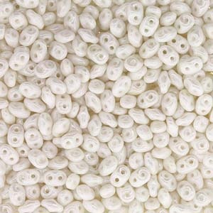 Matubo Tjeckiska Super Duo, Chalk White Luster "03000-14400"