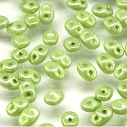 Matubo Tjeckiska Super Duo, Chalk Green Luster Light "03000-14457"