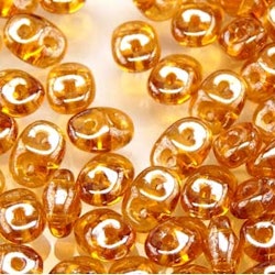 Matubo Tjeckiska Super Duo, Topaz White Luster "10060-14400"
