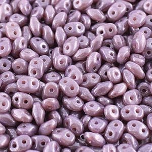 Matubo Tjeckiska Super Duo, Opal Violet White Luster "21010-14400"