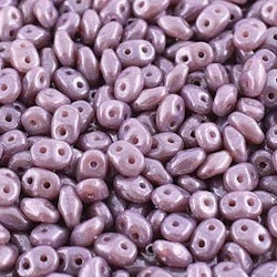 Matubo Tjeckiska Super Duo, Opal Violet White Luster "21010-14400"