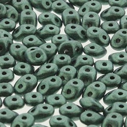 Matubo Tjeckiska Super Duo, Jet Metalic Suede Light Green "23980-79051"