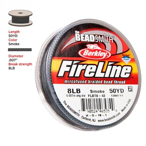 Fireline, 8 LB, Smoke Grey, 0,007 In/ 0,17mm