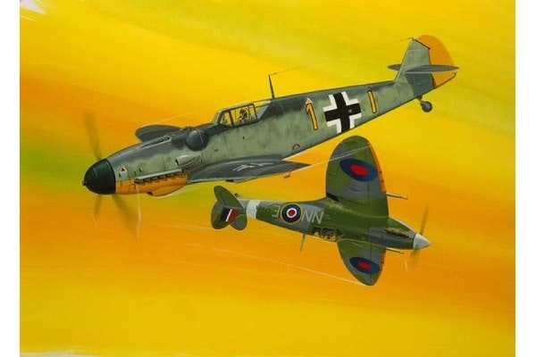 COMBAT SET BF109G-10 & SPITFIRE MK.V, 1/72
