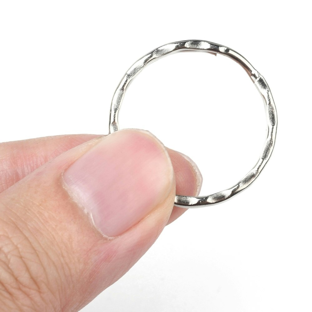 Nyckelringar, 25x1,5 mm, 10 st