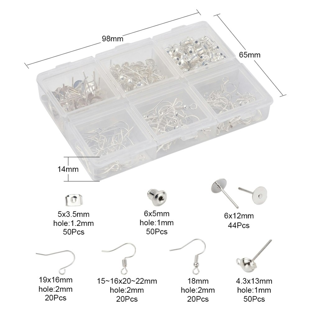 Smyckesdels kit, Örhängen, Silver