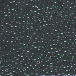 MIYUKI, Japanese Seed Beads, Round, 8/0,Transparent Emerald