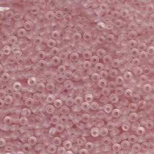 MIYUKI, Japanese Seed Beads, Round, 8/0,Matte Transparent Light Tea Rose
