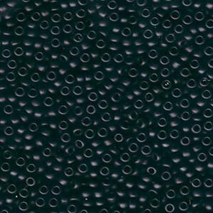 MIYUKI, Japanese Seed Beads, Round, 8/0, Black Opaque