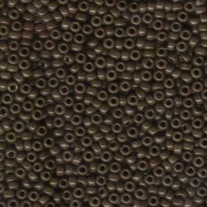MIYUKI, Japanese Seed Beads, Round, 8/0, Opaque Chocolate