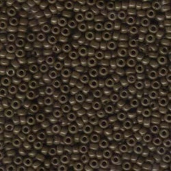 MIYUKI, Japanese Seed Beads, Round, 8/0, Opaque Chocolate