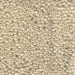 MIYUKI, Japanese Seed Beads, Round, 8/0, Ivory Ceylon