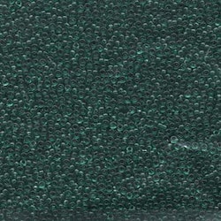 MIYUKI, Japanese Seed Beads, Round, 15/0, Transparent Emerald