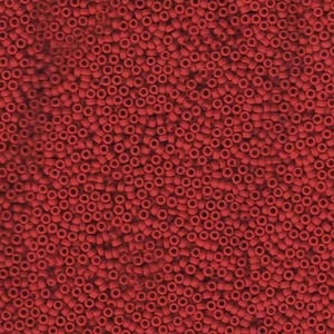 MIYUKI, Japanese Seed Beads, Round, 15/0, Opaque Dark Red