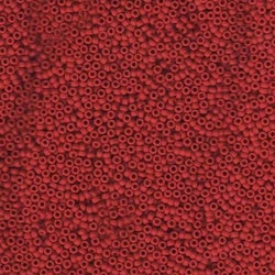 MIYUKI, Japanese Seed Beads, Round, 15/0, Opaque Dark Red
