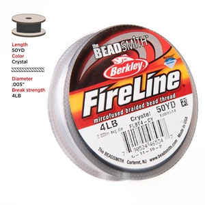 Fireline, 4 LB, Crystal, 0,005 In/ 0,12mm