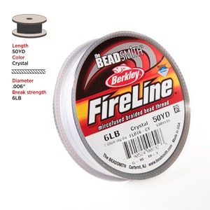 Fireline, 6 LB, Crystal, 0,006 In/ 0,15mm