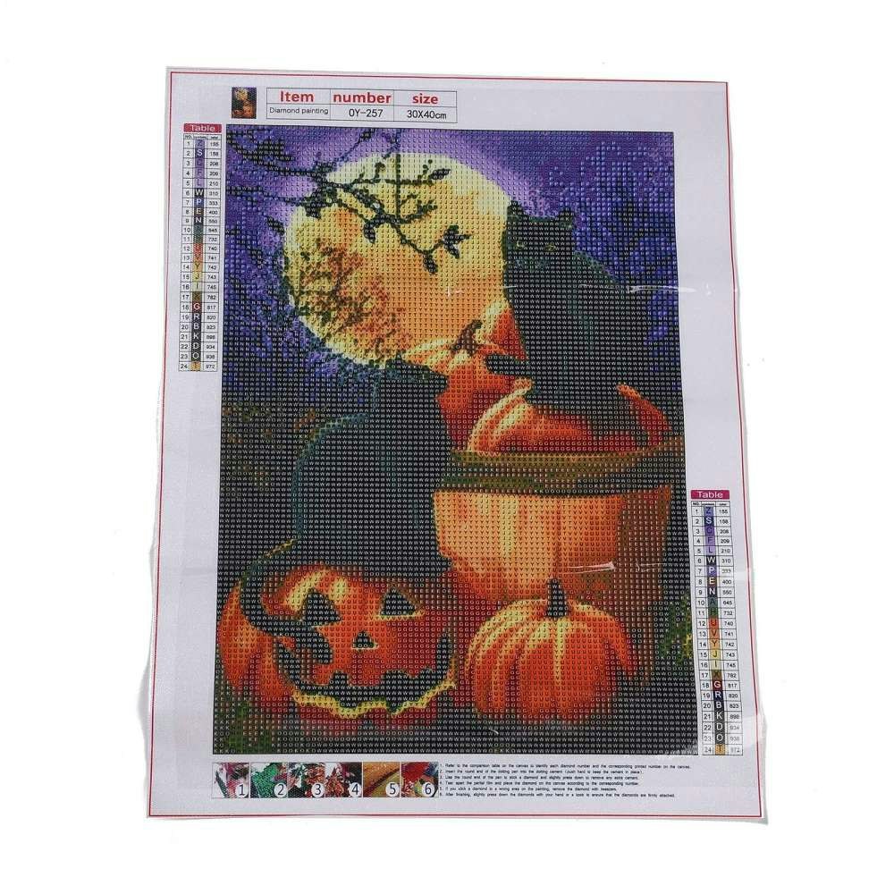 Diamond Painting Canvas, Halloween, 30x40cm