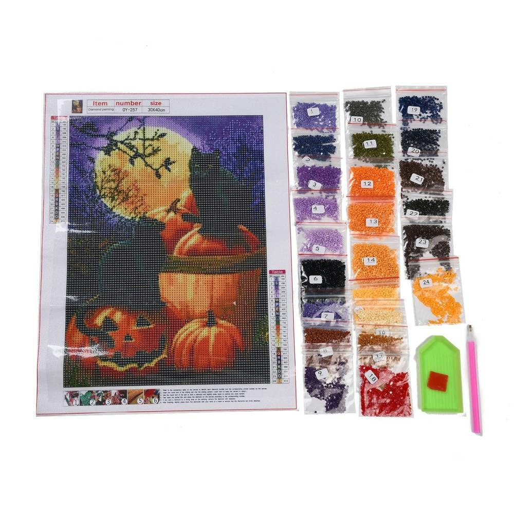 Diamond Painting Canvas, Halloween, 30x40cm