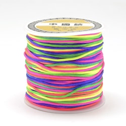 Nylontråd, 1mm, 70 meter, Multifärgad