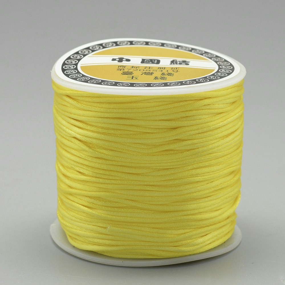 Nylontråd, 1mm, 70 meter, Gul