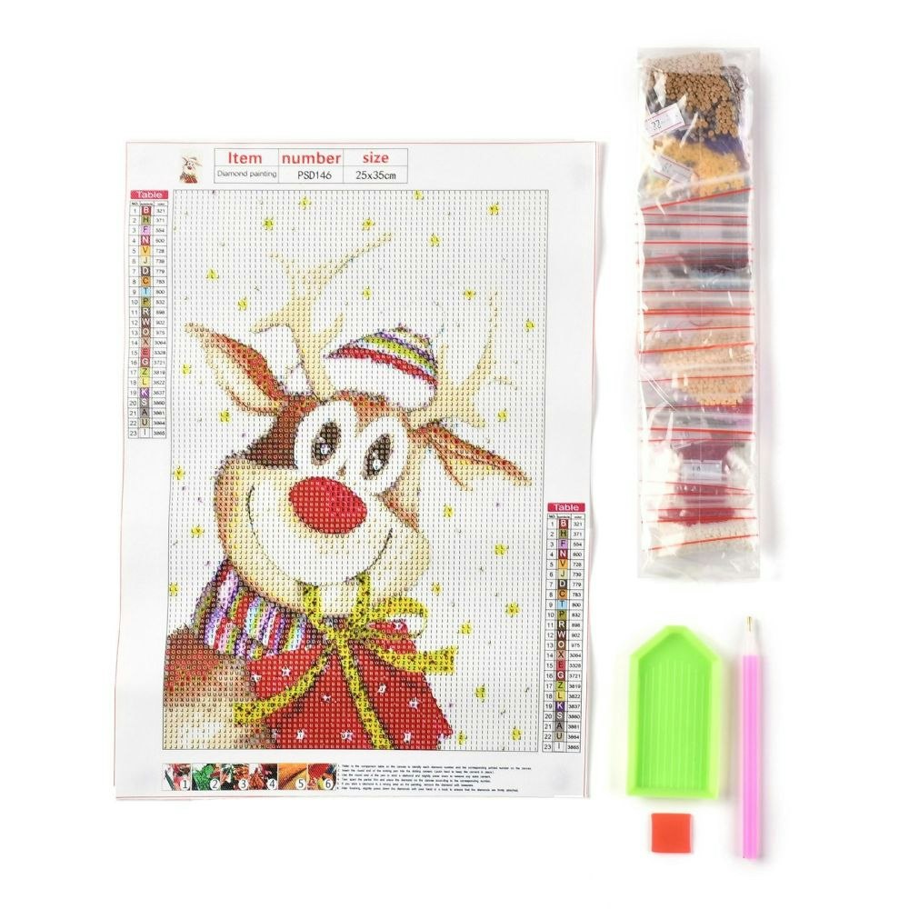 Diamond Painting Canvas, Jul ren, 25x35cm