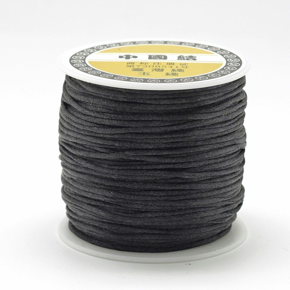 Nylontråd, 1mm, 70 meter, Svart