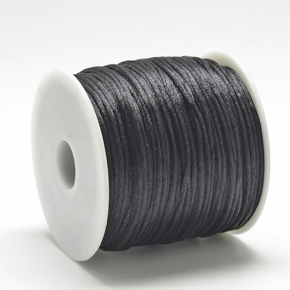 Nylontråd, 1mm, 70 meter, Svart