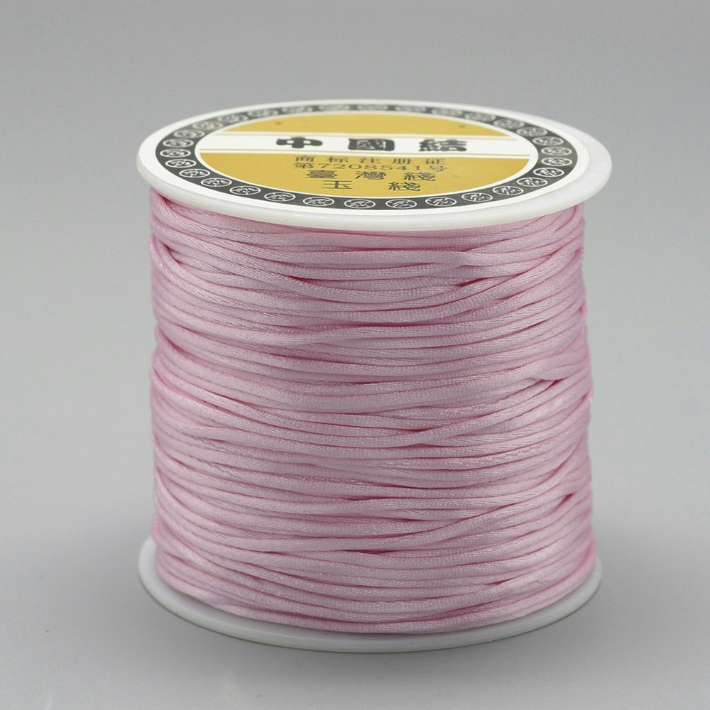 Nylontråd, 1mm, 70 meter, Rosa