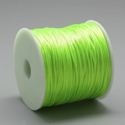 Nylontråd, 1mm, 70 meter, Neongrön