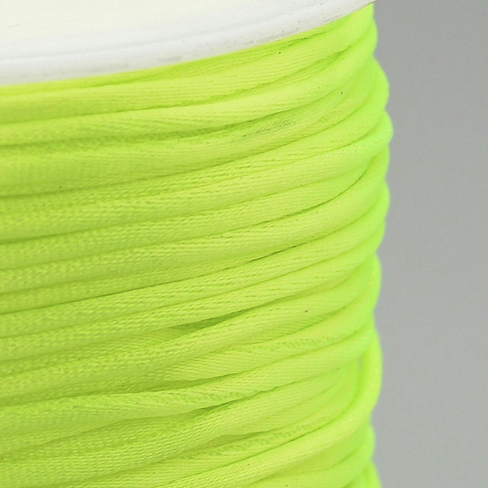 Nylontråd, 1mm, 70 meter, Neongul