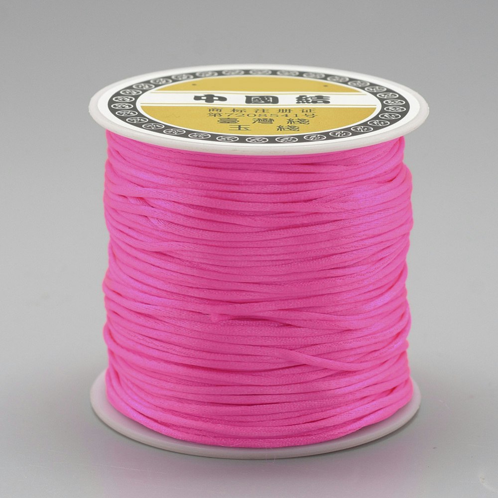 Nylontråd, 1mm, 70 meter, Ljus corall