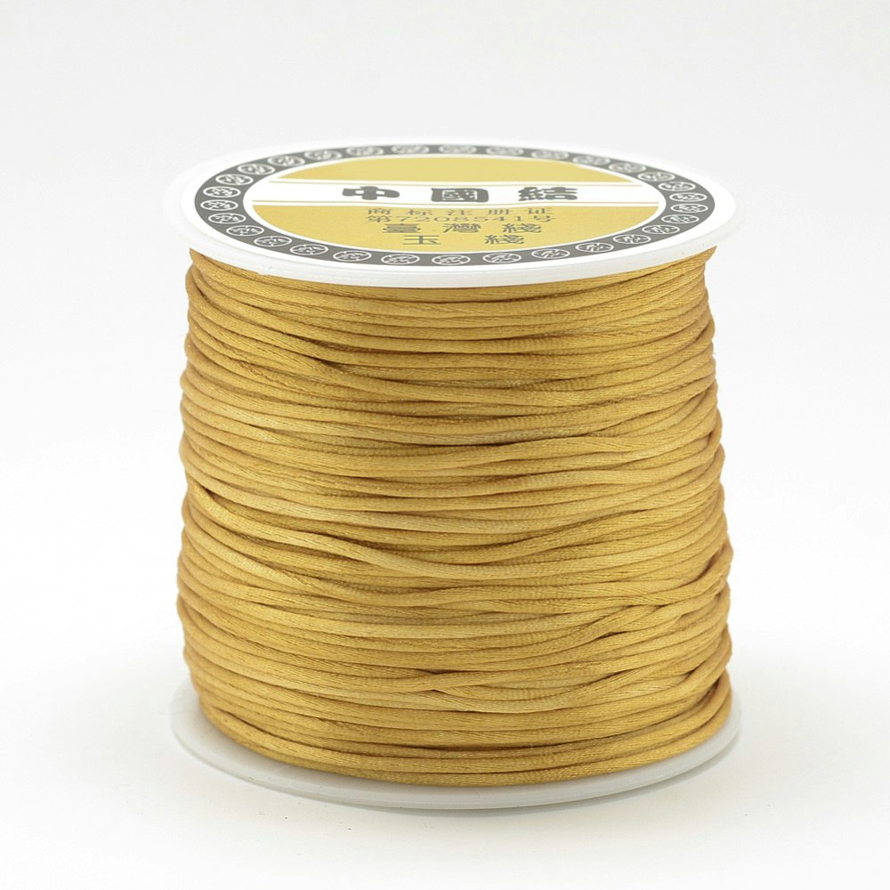 Nylontråd, 1mm, 70 meter, Guld