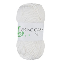 Garn Vår, 50g, Vit 400