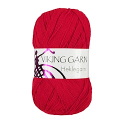 Heklegarn, 100g, Röd 850
