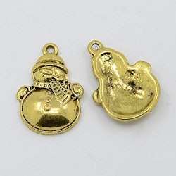 Snögubbe, Berlock, Tibetansk, Guld