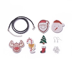 Halsband/Örhängeskit, Julberlocker, DIY