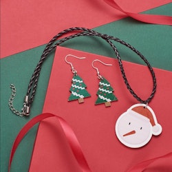 Halsband/Örhängeskit, Julberlocker, DIY