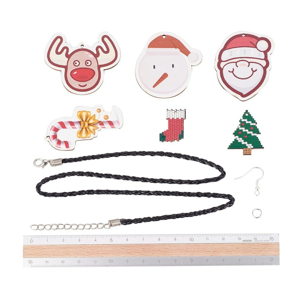 Halsband/Örhängeskit, Julberlocker, DIY