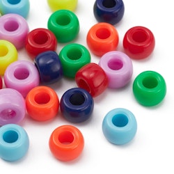 Plastpärlor, Mixade färger