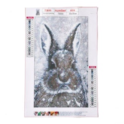 Diamond Painting Canvas, Kanin, 20x30cm