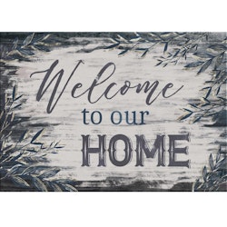 Diamond Painting Canvas, Welcome to our HOME, 30x40cm
