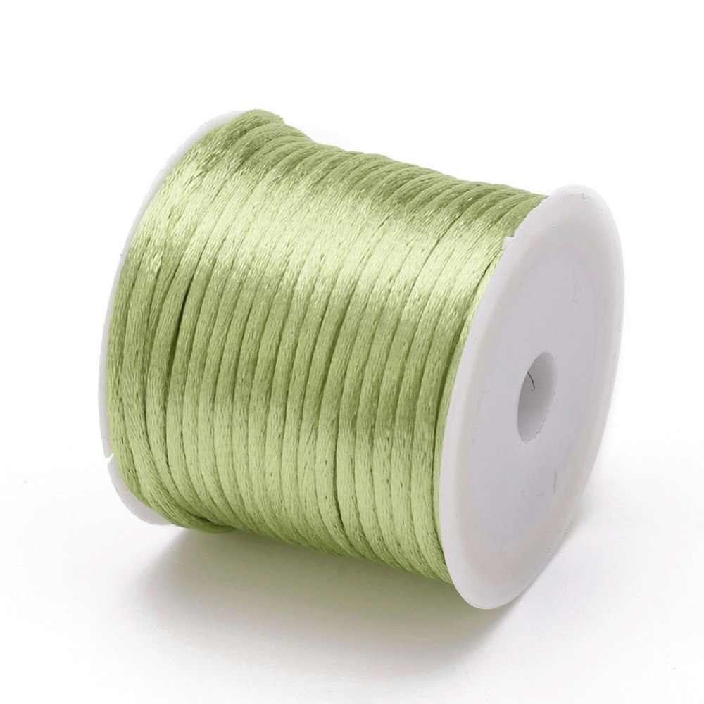 Dark Khaki Satin Rattail Cord - 10m/2mm